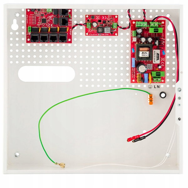 SWITCH POE 5-PORTOWY Z ZASILANIEM BUFOROWYM ATTE