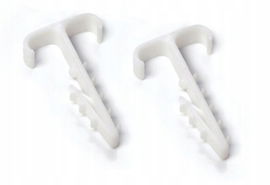 UCHWYT DO PRZEWODÓW PŁASKICH, PODWÓJNY UWT-2 100sz