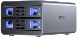 Unitek Obudowa RAID do dysku SATA 2.5''/3.5'' - 4 tryby, 40TB, 5Gb/s