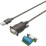 Unitek Konwerter/Adapter USB 2.0 RS422/RS485 (DB9M) z chipsetem FTDI 1,5m