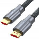 Unitek przewód LUX HDMI 2.0 oplot 1M