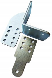 Uchwyt napędu bramy rozwiernej otwarcie na zewnątrz - PRAWY - montaż kątowy