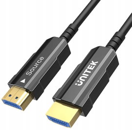 Unitek Kabel optyczny HDMI 2.0 AOC 4K 60Hz 50m