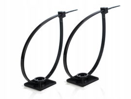 UCHWYT MOCUJĄCY SAMOPRZYLEPNY HW-3ACB CZARNY 100sz