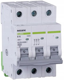 WYŁĄCZNIK NADPRĄDOWY 6 KA, C, 10A, 3P, Ex9BN 3P C10 Noark 100141