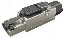 WTYK MODULARNY KONEKTOR PRZEMYSŁOWY SAMOZACISKOWY SOLARIX RJ45 CAT.6A STP 8