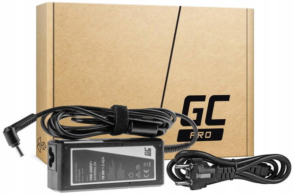 ZASILACZ ŁADOWARKA DO LAPTOPA ASUS Green Cell PRO AD41P 19V 3,42A 65W 4,0mm