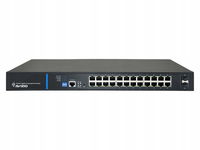 Zarządzalny przełącznik L2 (switch) 24 porty RJ45 PoE 1Gb/s + 2 porty SFP U