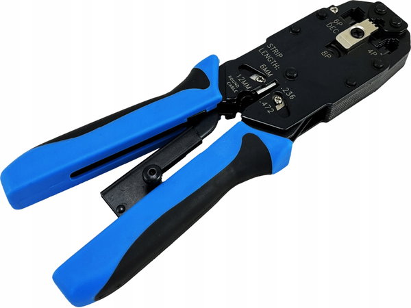 Zaciskarka 4p6p8p do wtyków RJ11/RJ12/RJ45 ALANTEC - ALANTEC