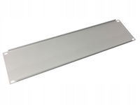 Zaślepka 19" 3U metalowa, szara ALANTEC