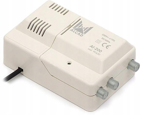 Wzmacniacz Alcad AI-200 VHF-UHF 1we/2wy szerokopas