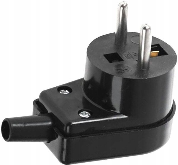 Wtyczka kątowa 220-05 16A 250V IP20 VIPLAST 220-05