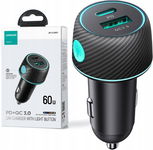 Ładowarka samochodowa Joyroom JR-CCN01 60W 3.0A PD 3.0 QC 1x USB-A 1x USB-C