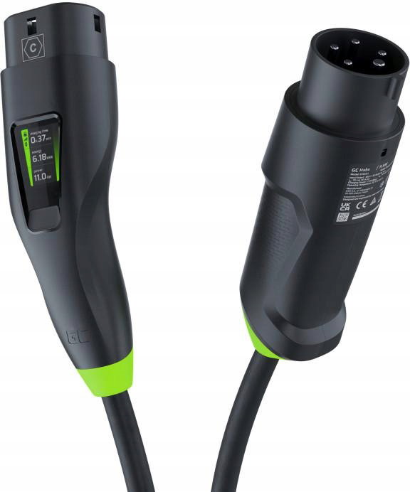 ŁADOWARKA DO SAMOCHODÓW ELEKTRYCZNYCH 2w1 Green Cell Habu EVGC01 11kW TYPE