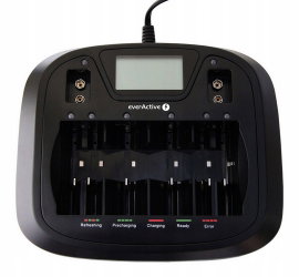 Ładowarka Everactive NC900U 6 9V (6F22), AA, AAA