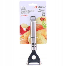 Alpina - Obieraczka do warzyw ze stali nierdzewnej 18,5 cm (srebrny)