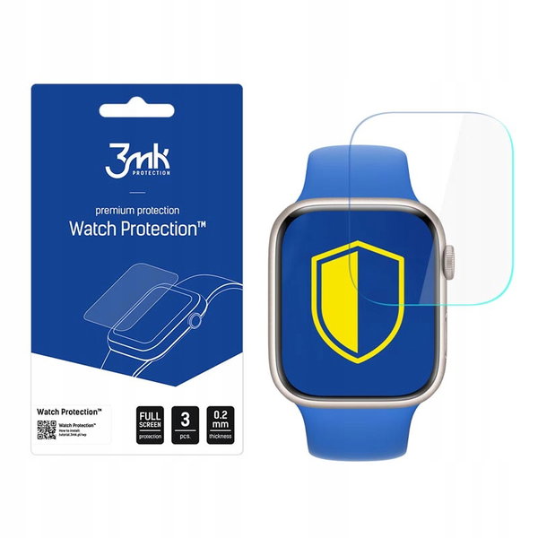 3mk Watch Protection ARC+ - Folia ochronna do Apple Watch 7 45mm (3 szt)