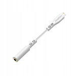 Adapter audio Lightning do jack 3,5 mm certyfikat MFi 11 cm ROW (Biały)