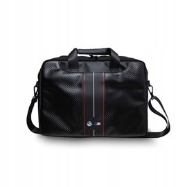 BMW Carbon Red Stripes - Torba na notebooka 16" (czarny)