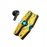 Bezprzewodowe słuchawki Bluetooth V5.3 TWS z etui ładującym (Żółty)