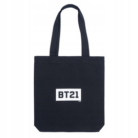 BT21 - Torba zakupowa materiałowa 28x40 cm (Czarny)