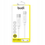 Budi - Kabel USB-C Lightning z technologią PD, certyfikat MFi, 1 m (Biały)
