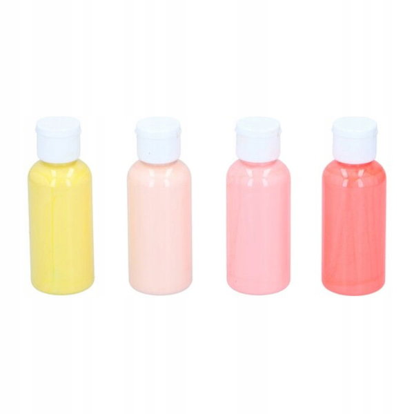 Artico Zestaw farb pastelowych akrylowych w tubkach 80 ml 4 kolory Zestaw 1