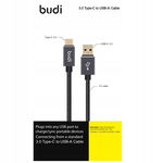 Budi - Kabel USB-A - USB-C, pozłacane wtyki, transfer do 5GB/s, 1,2 m