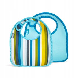 BUILT Mess Mate 2 śliniaki dla dzieci Baby Blue St