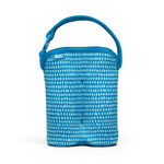 BUILT Bottle Buddy Termoopakowanie do butelek podwójne (Dribble Dots Blue)