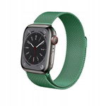 Crong - Pasek ze stali nierdzewnej do Apple Watch 44/45/46/49 mm (zielony)