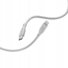 Cellularline Soft Cable Kabel USB-C do Lightning certyfikat MFi 1.2 m szary