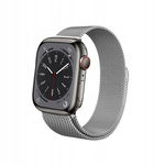 Crong Milano Steel Pasek ze stali nierdzewnej do Apple Watch 42/44/45/49 mm