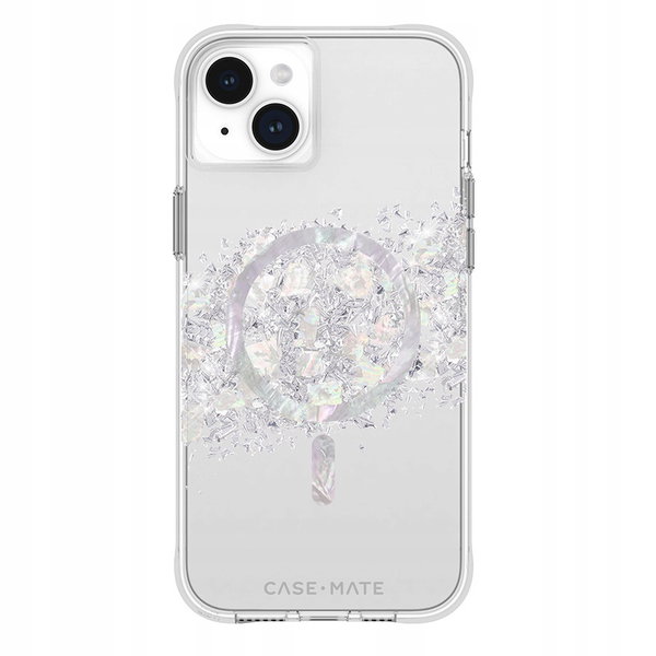 Etui iPhone 15 Plus zdobione masą perłową (A Touch of Pearl)