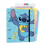Disney Stitch - Segregator A4 z kartkami z kolekcji Tropical (4 ringi, gumk