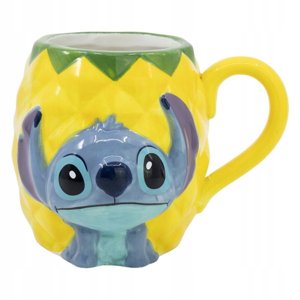 Disney Stitch - Kubek ceramiczny 3D w pudełku prezentowym z kolekcji Pineap