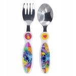 Disney Stitch - Zestaw metalowych sztućców z kolekcji Palms (łyżka i widele
