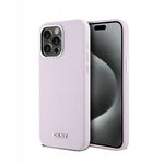 DKNY Liquid Silicone Small Metal Logo MagSafe - Etui iPhone 14 Pro Max (róż