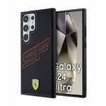 Ferrari Big SF Perforated - Etui Samsung Galaxy S24 Ultra (czarny)