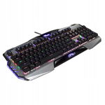 E-BLUE Klawiatura Mazer Mechanical 729 do gry czarna przewodowa