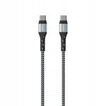 Energizer Ultimate - Kabel połączeniowy USB-C do USB-C 2m (Srebrny)