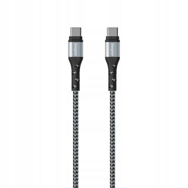 Energizer Ultimate - Kabel połączeniowy USB-C do USB-C 2m (Srebrny)