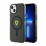 Ferrari Translucent MagSafe Etui iPhone 14 (Czarny