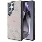 Guess 4G Round Patch - Etui do Samsung Galaxy S25 Ultra (różowy)