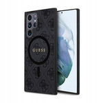 Guess 4G MagSafe - Etui Samsung Galaxy S24 Ultra (czarny)