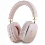 Guess - Bezprzewodowe słuchawki nauszne Bluetooth V5.3 (różowy)