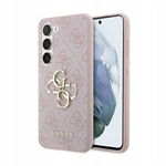 Guess 4G Big Metal Logo - Etui Samsung Galaxy A35 5G (różowy)
