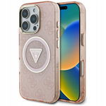 Guess - Etui do iPhone 16 Pro Max (różowy)
