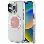Guess - Etui do iPhone 16 Pro (różowy)