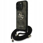 Guess - Etui do iPhone 16 Pro Max (brązowy)